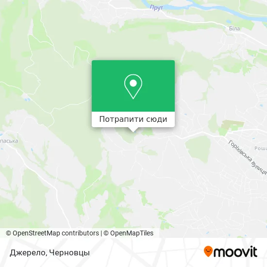 Карта Джерело