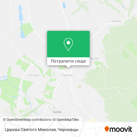 Карта Церква Святого Миколая