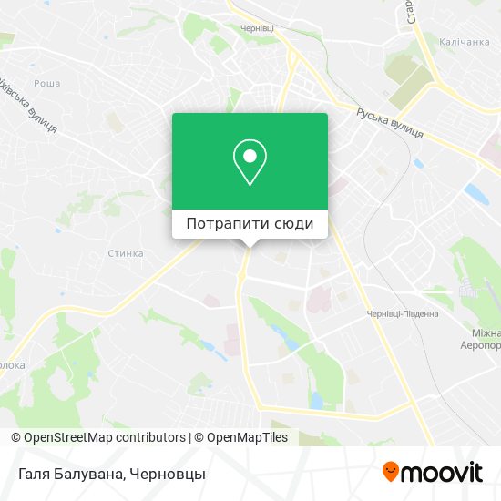 Карта Галя Балувана