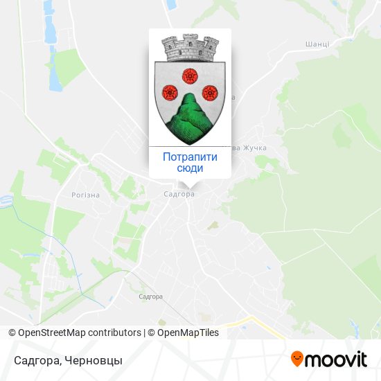 Карта Садгора