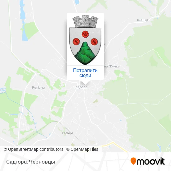 Карта Садгора