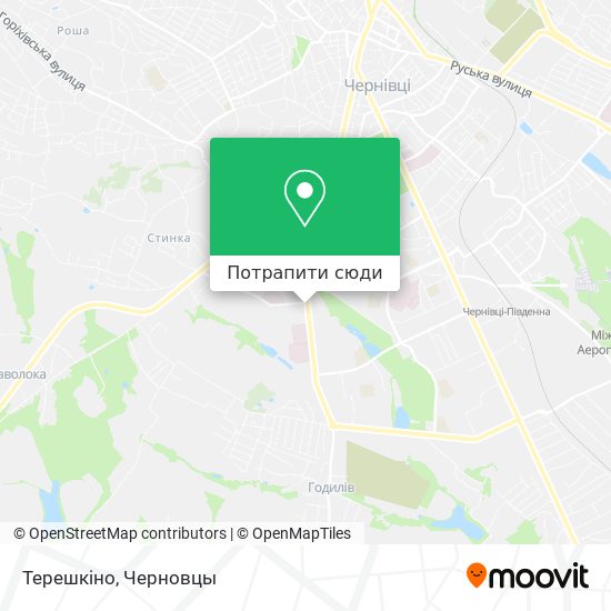 Карта Терешкіно