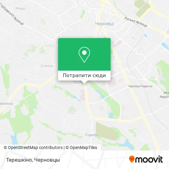 Карта Терешкіно