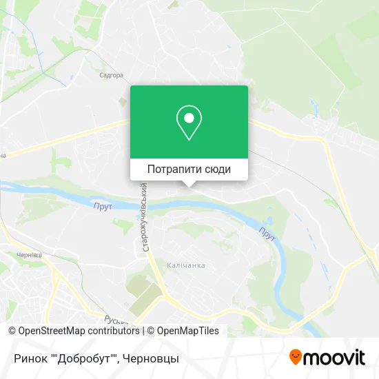 Карта Ринок ""Добробут""