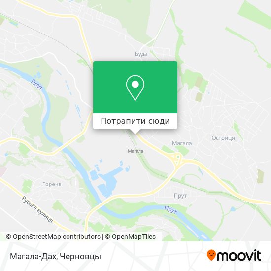 Карта Магала-Дах