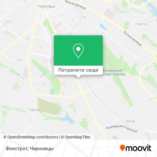 Карта Фокстрот