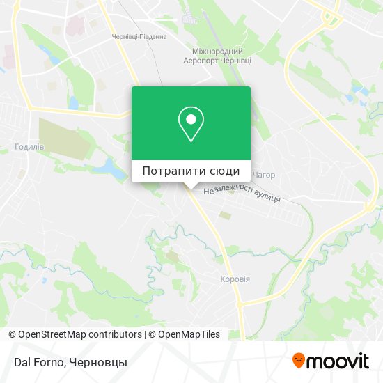 Карта Dal Forno