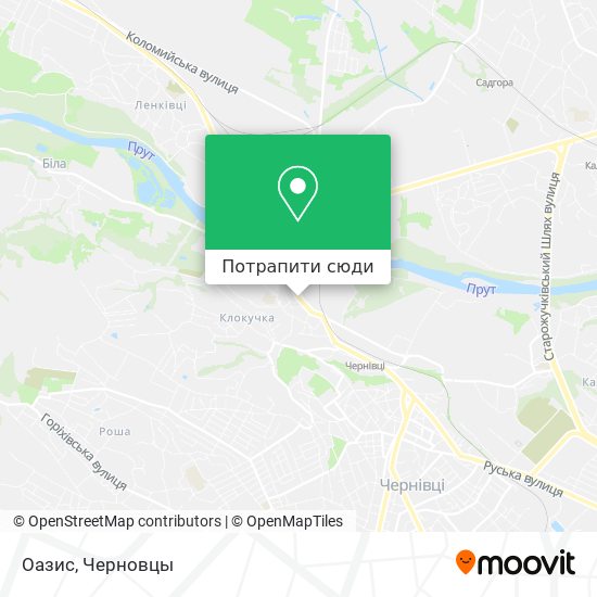 Карта Оазис