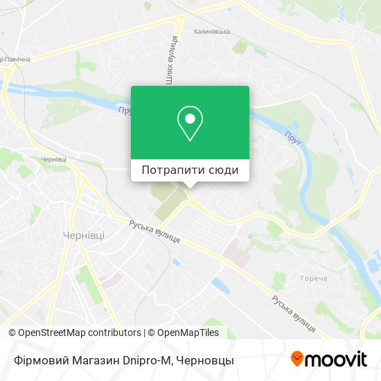 Карта Фірмовий Магазин Dnipro-M