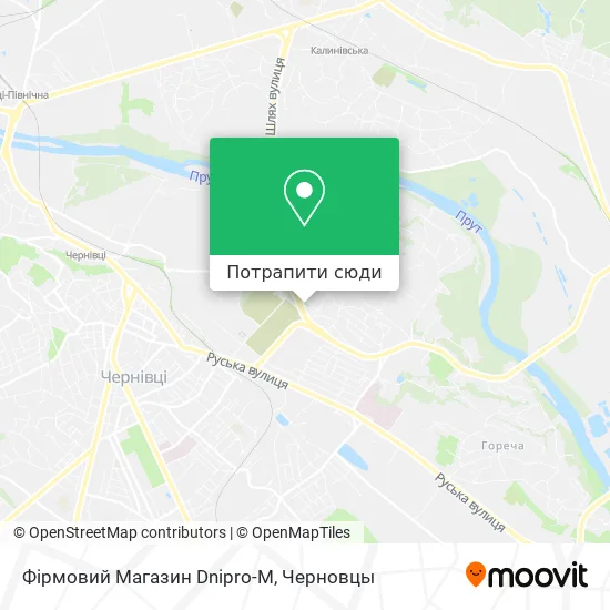 Карта Фірмовий Магазин Dnipro-M