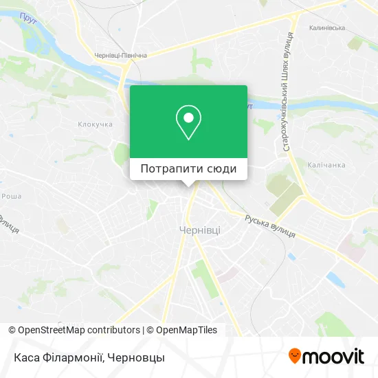 Карта Каса Філармонії