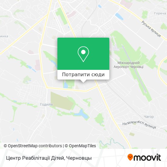 Карта Центр Реабілітації Дітей