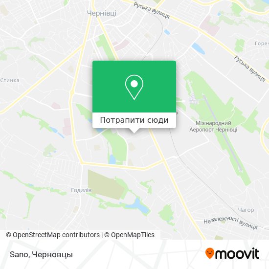 Карта Sano