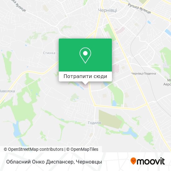 Карта Обласний Онко Диспансер
