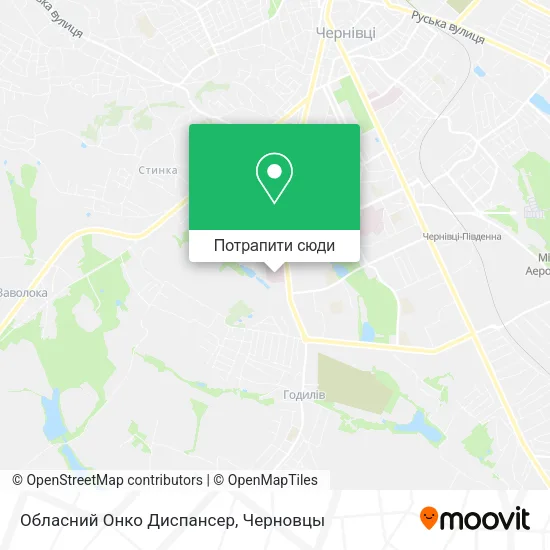 Карта Обласний Онко Диспансер