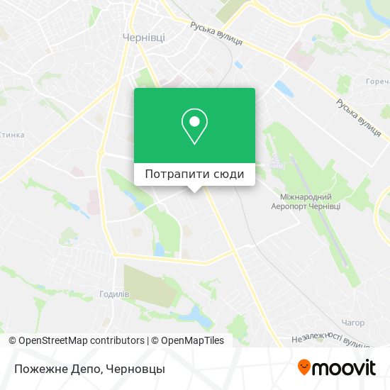 Карта Пожежне Депо