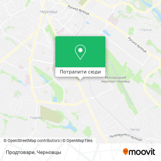 Карта Продтовари