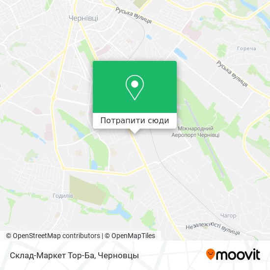 Карта Склад-Маркет Тор-Ба