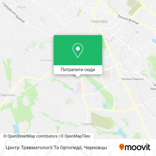 Карта Центр Травматології Та Ортопедії