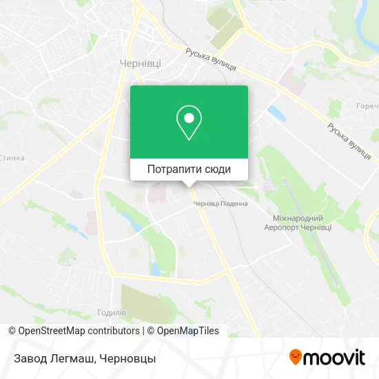 Карта Завод Легмаш