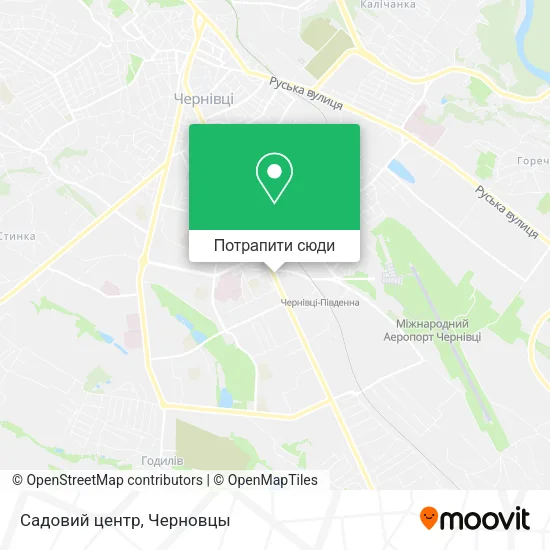Карта Садовий центр