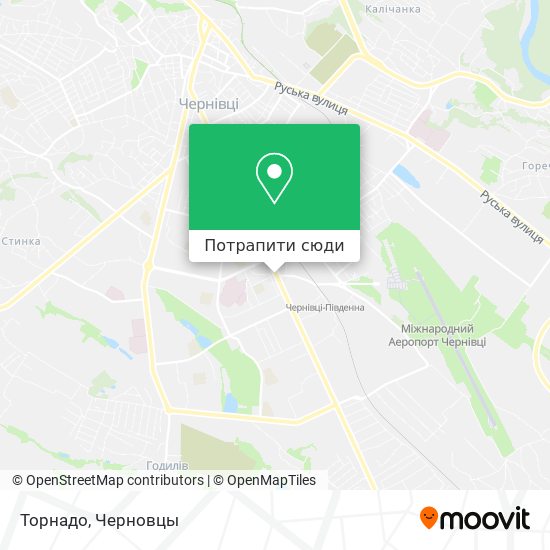 Карта Торнадо