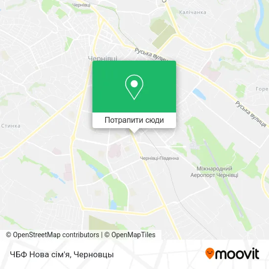 Карта ЧБФ Нова сім'я