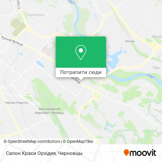 Карта Салон Краси Орхідея
