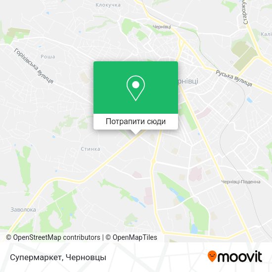 Карта Супермаркет
