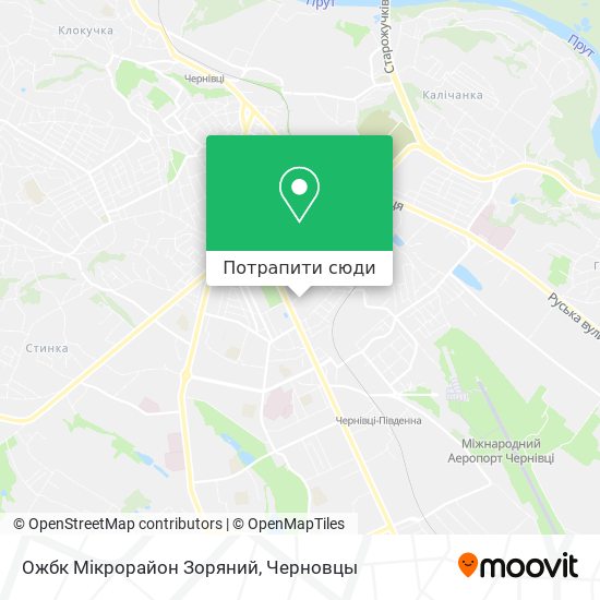 Карта Ожбк Мікрорайон Зоряний