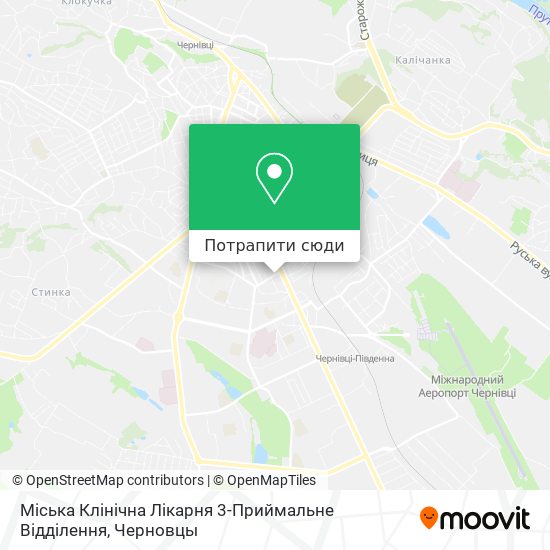 Карта Міська Клінічна Лікарня 3-Приймальне Відділення