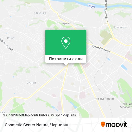 Карта Cosmetic Center Nature