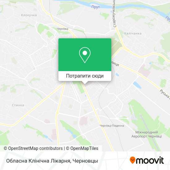 Карта Обласна Клінічна Лікарня