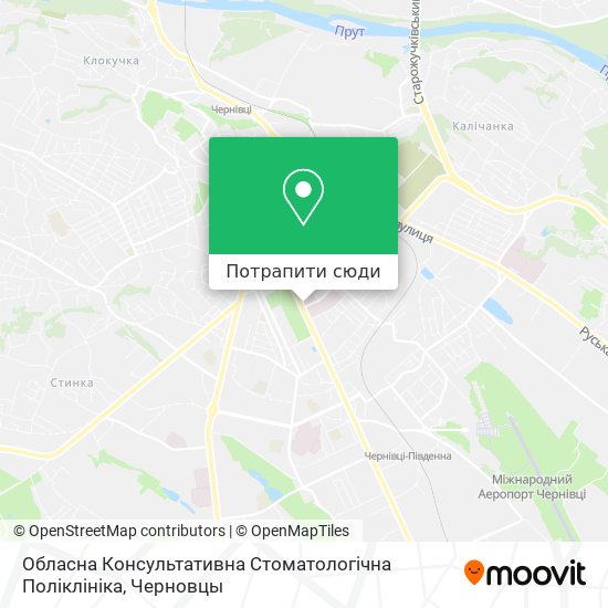 Карта Обласна Консультативна Стоматологічна Поліклініка