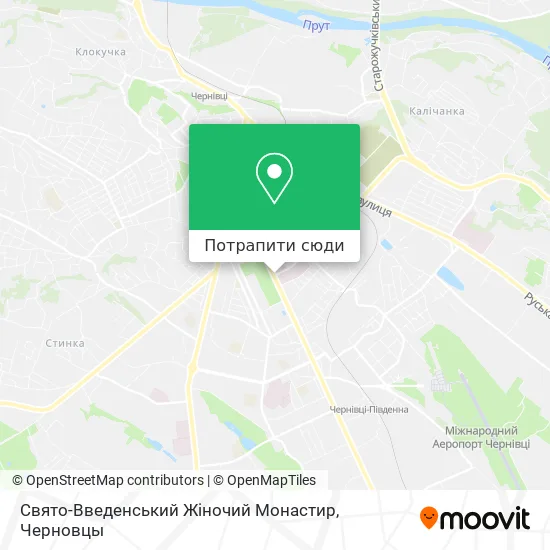 Карта Свято-Введенський Жіночий Монастир