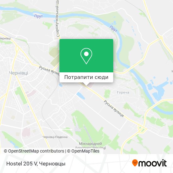 Карта Hostel 205 V