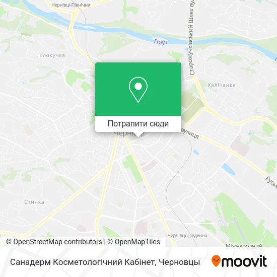 Карта Санадерм Косметологічний Кабінет