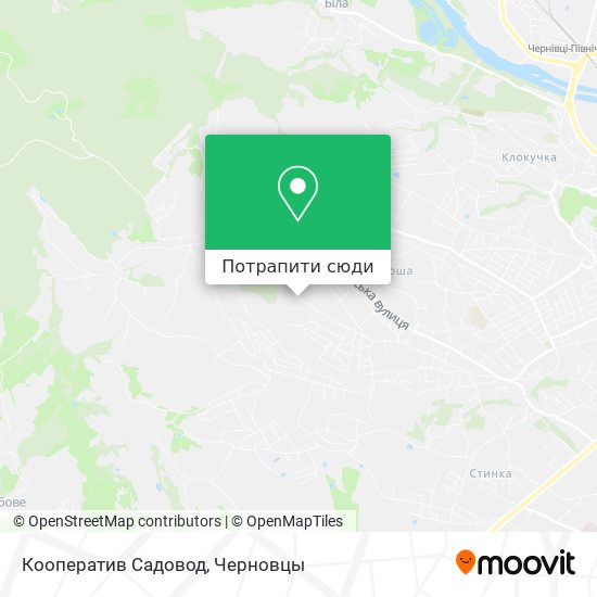 Карта Кооператив Садовод