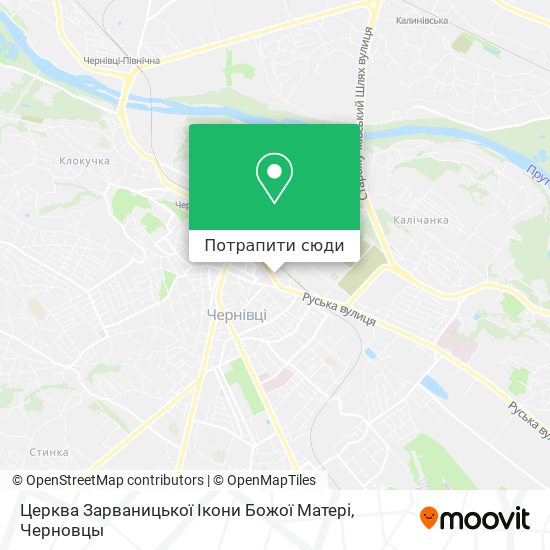 Карта Церква Зарваницької Ікони Божої Матері