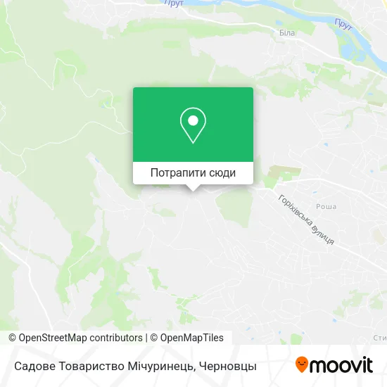 Карта Садове Товариство Мічуринець