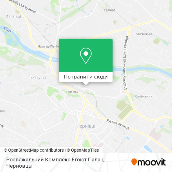 Карта Розважальний Комплекс Егоїст Палац