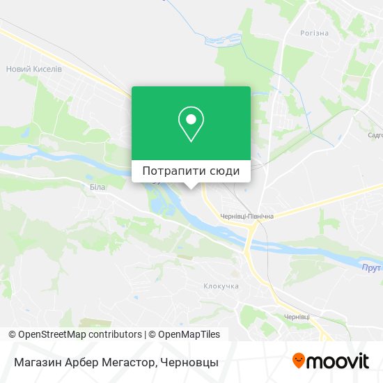 Карта Магазин Арбер Мегастор