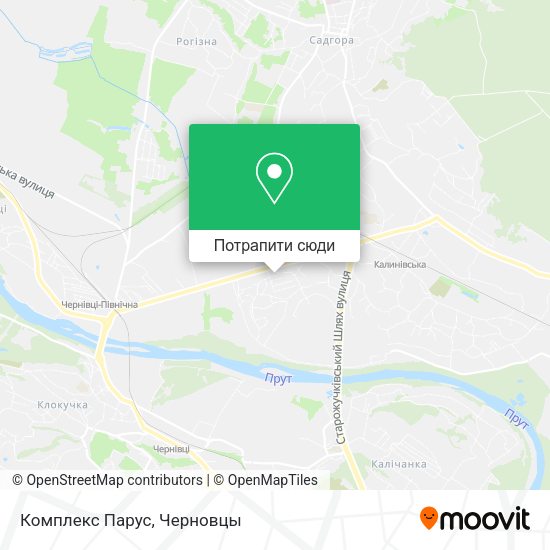 Карта Комплекс Парус