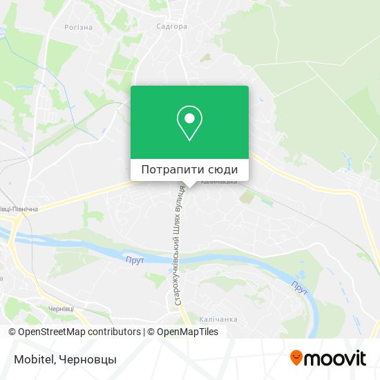 Карта Mobitel