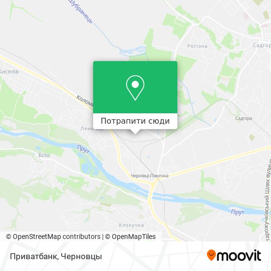 Карта Приватбанк