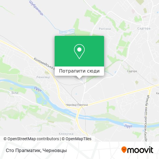 Карта Сто Прагматик