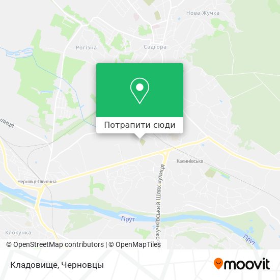 Карта Кладовище