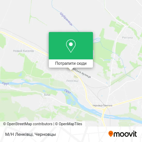 Карта М/Н Ленківці