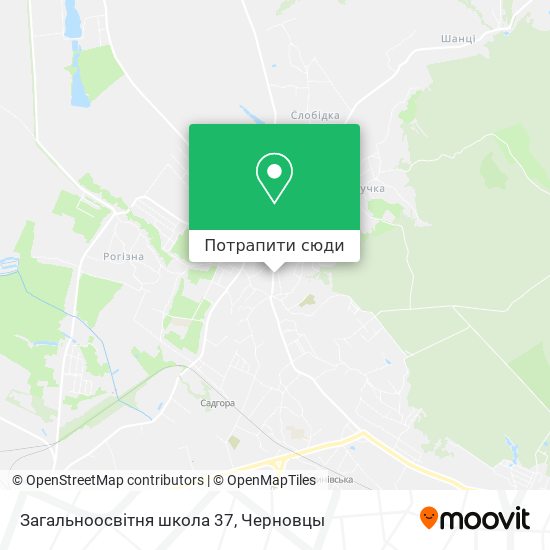 Карта Загальноосвітня школа 37