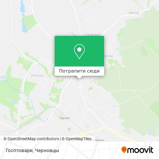 Карта Госптовари